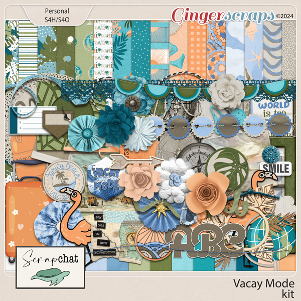 Vacay Mode Kit by ScrapChat Designs