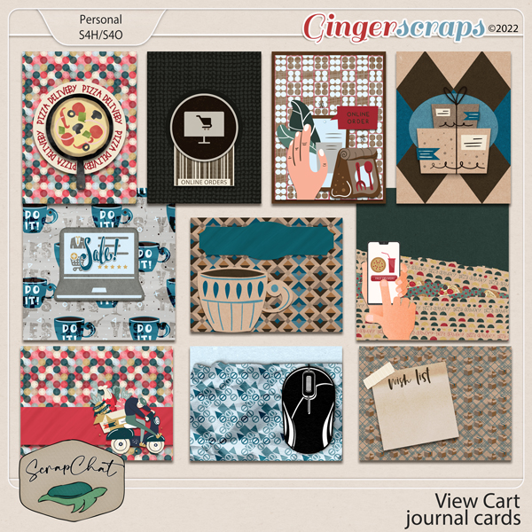 View Cart Journal Cards by ScrapChat Designs