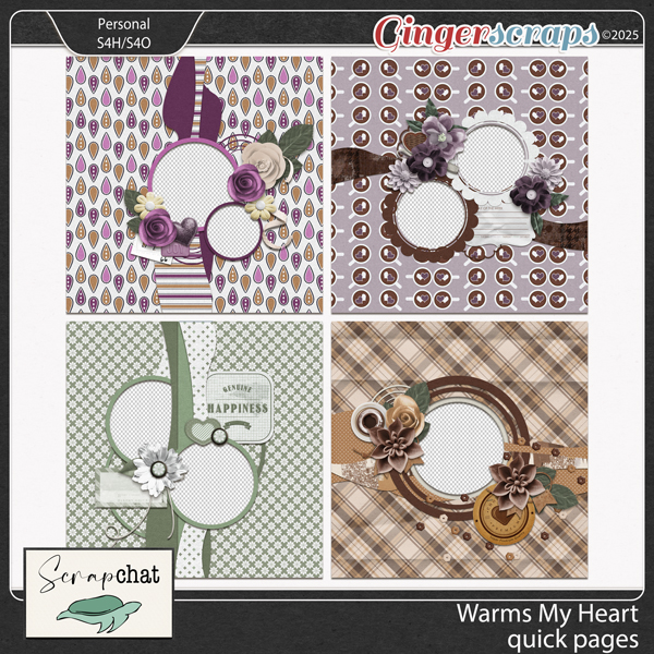 Warms My Heart Quick Pages by ScrapChat Designs