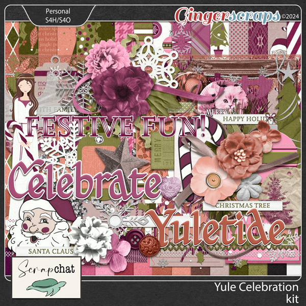 Yule Celebration Kit by ScrapChat Designs