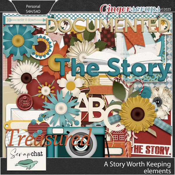 A Story Worth Keeping Elements by ScrapChat Designs