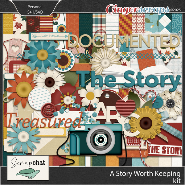 A Story Worth Keeping Kit by ScrapChat Designs