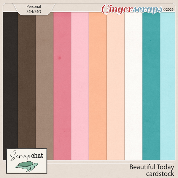 Beautiful Today Cardstock by ScrapChat Designs