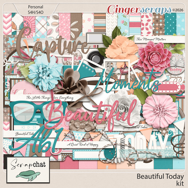 Beautiful Today Kit by ScrapChat Designs