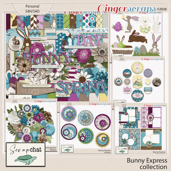 Bunny Express Collection by ScrapChat Designs