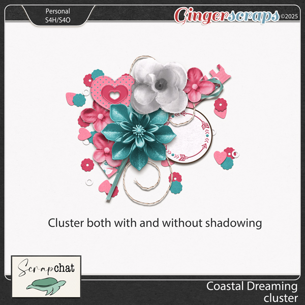 Coastal Dreaming Cluster by ScrapChat Designs
