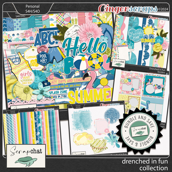 Drenched in Fun Collection by ScrapChat Designs