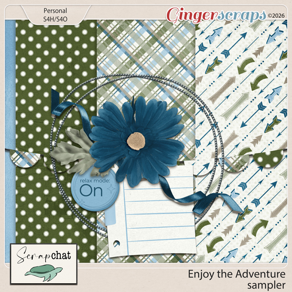 Enjoy the Adventure Sampler by ScrapChat Designs
