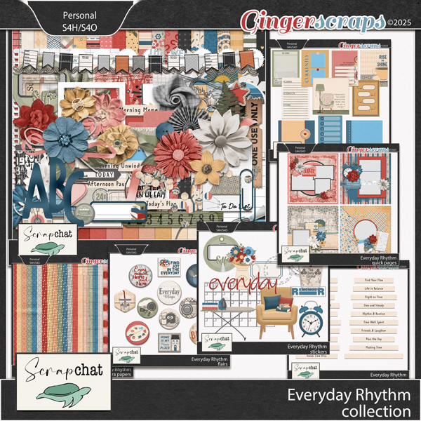 Everyday Rhythms Collection by ScrapChat Designs