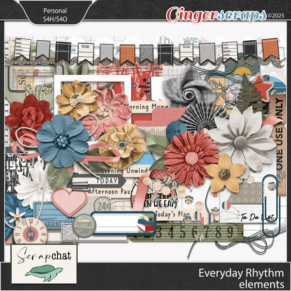 Everyday Rhythms Elements by ScrapChat Designs