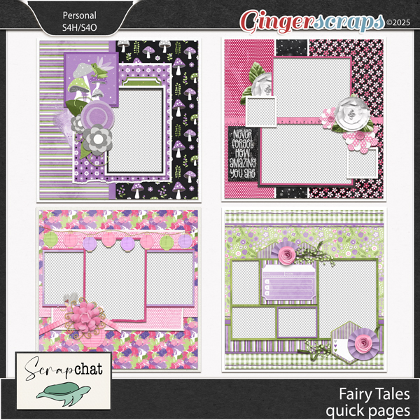 Fairy Tales Quick Pages by ScrapChat Designs