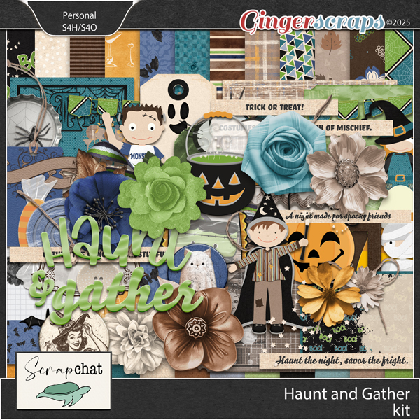Haunt and Gather Kit by ScrapChat Designs