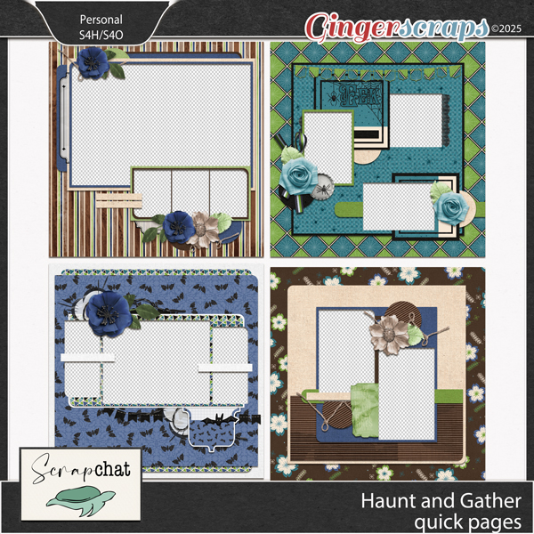 Haunt and Gather Quick Pages by ScrapChat Designs
