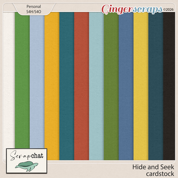 Hide and Seek Cardstock by ScrapChat Designs