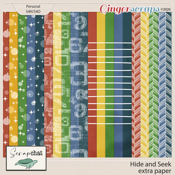 Hide and Seek Extra Papers by ScrapChat Designs