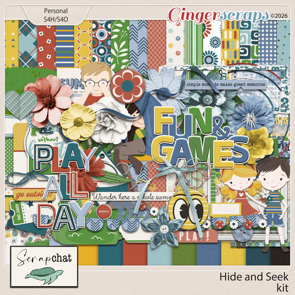 Hide and Seek Kit by ScrapChat Designs