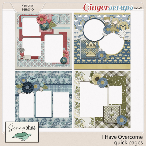I Have Overcome Quick Pages by ScrapChat Designs