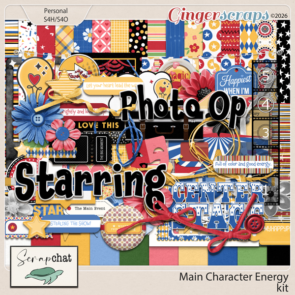 Main Character Energy Kit by ScrapChat Designs