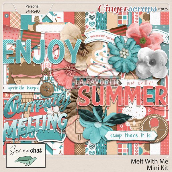 Melt With Me Mini Kit by ScrapChat Designs