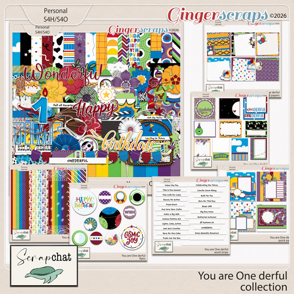 You Are One Derful Collection by ScrapChat Designs