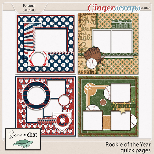 Rookie of the Year Quick Pages by ScrapChat Designs