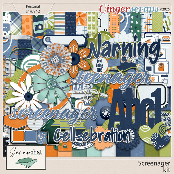 Screenager Kit by ScrapChat Designs