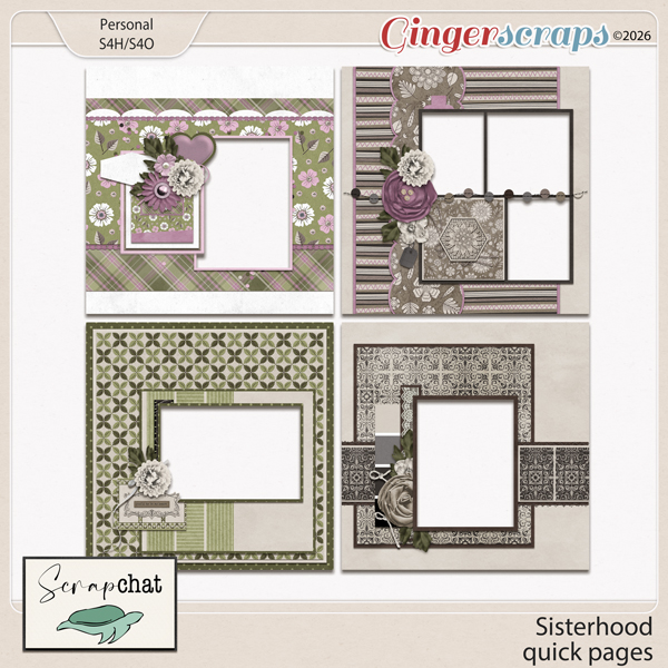 Sisterhood Quick Pages by ScrapChat Designs
