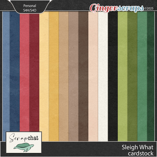 Sleigh What Cardstock by ScrapChat Designs