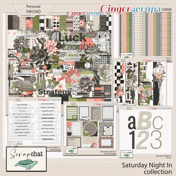 Saturday Night In Collection by ScrapChat Designs
