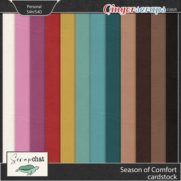 Season of Comfort Cardstock by ScrapChat Designs