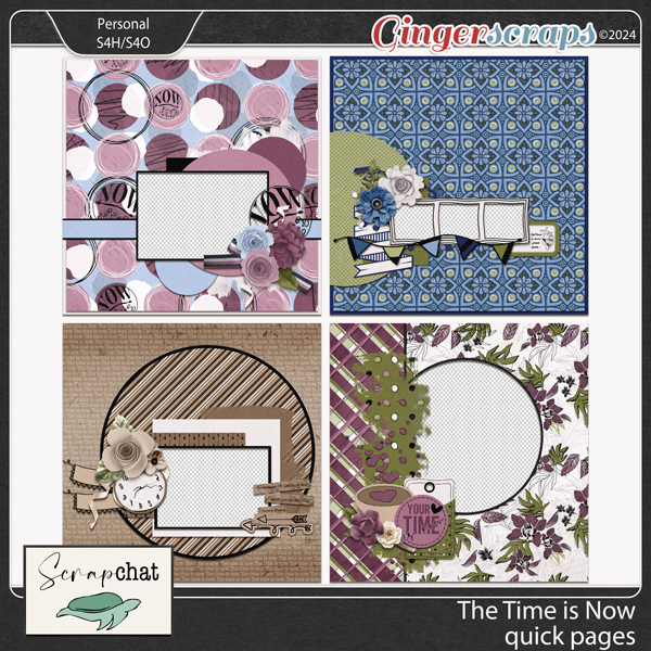 The Time is Now Quick Pages by ScrapChat Designs