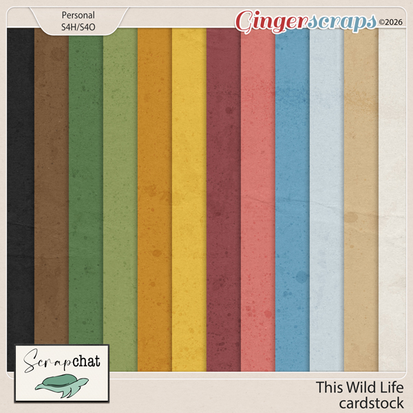 This Wild Life Cardstock by ScrapChat Designs