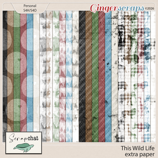 This Wild Life Extra Papers by ScrapChat Designs