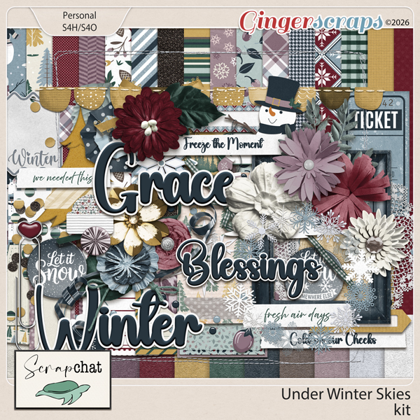 Under Winter Skies Kit by ScrapChat Designs