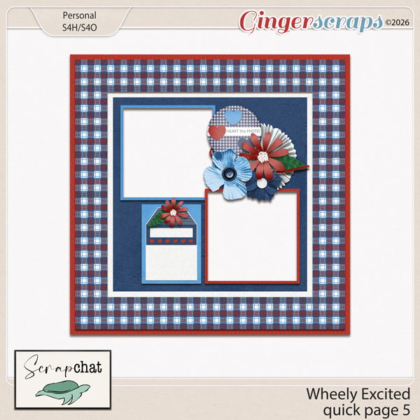 Wheely Excited Quick Page 5 by ScrapChat Designs