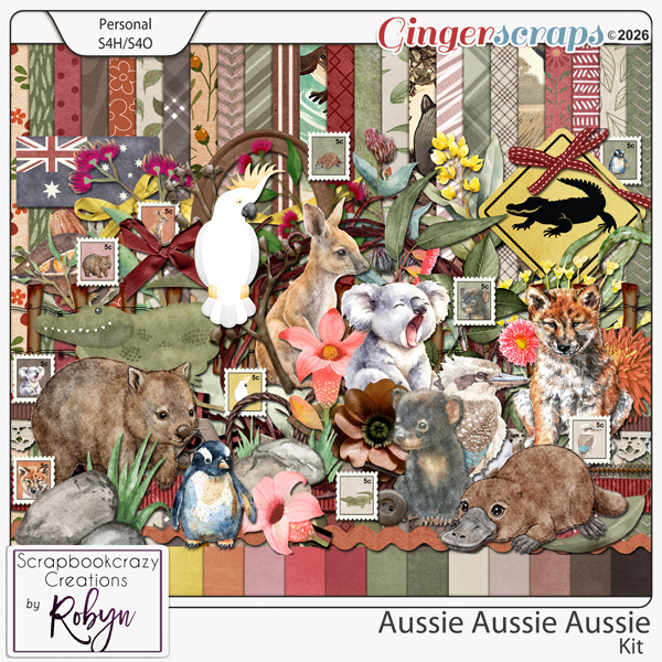 Aussie Aussie Aussie Collect a Kit 01 by Scrapbookcrazy Creations