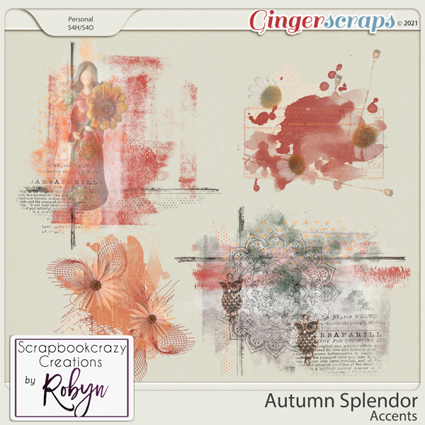 Autumn Splendor Accents by Scrapbookcrazy Creations