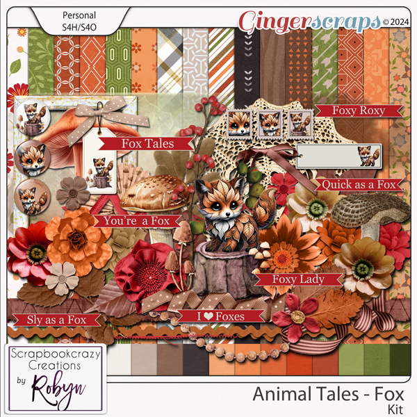 Animal Tales - Fox Kit by Scrapbookcrazy Creations