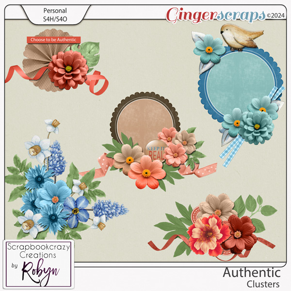 Authentic Clusters by Scrapbookcrazy Creations