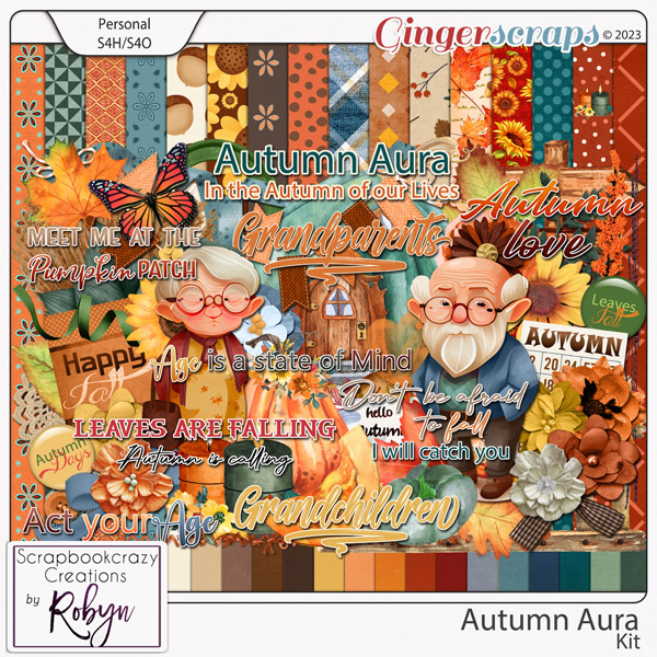 Autumn Aura Kit by Scrapbookcrazy Creations