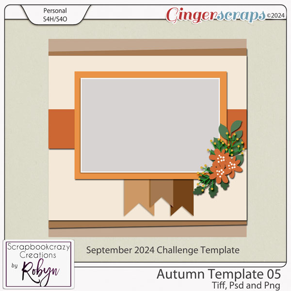 Autumn Template 05 by Scrapbookcrazy Creations