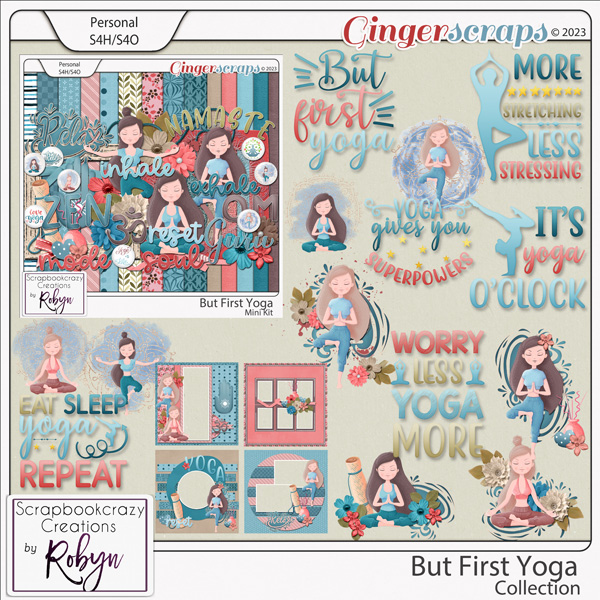 But First Yoga Collection by Scrapbookcrazy Creations