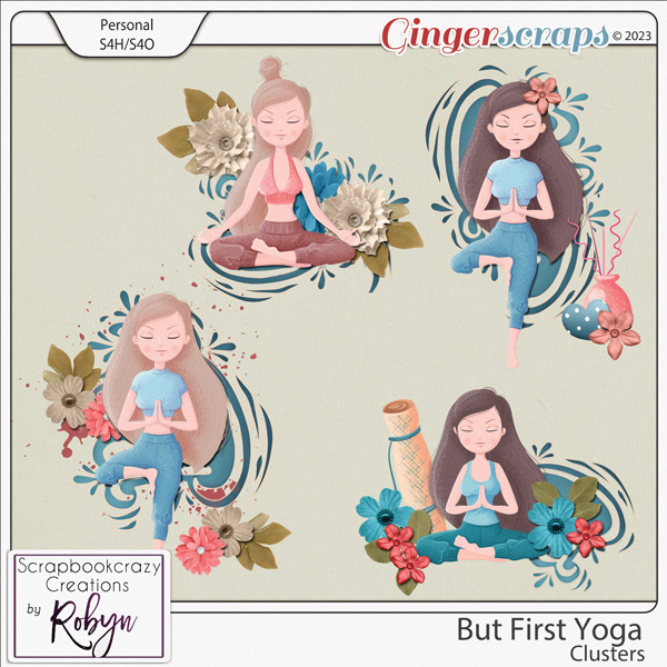 But First Yoga Clusters by Scrapbookcrazy Creations