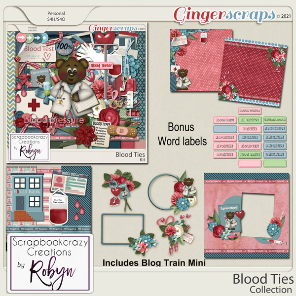 Blood Ties Collection by Scrapbookcrazy Creations