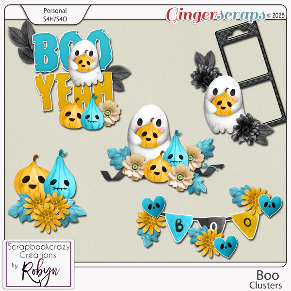 Boo Clusters by Scrapbookcrazy Creations
