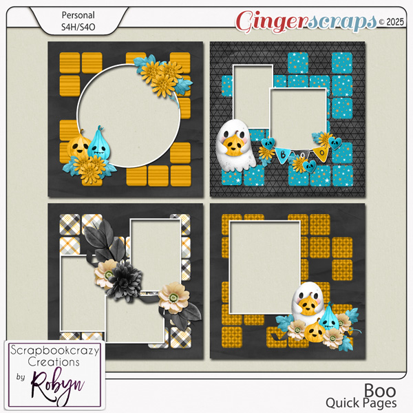 Boo Quick Pages by Scrapbookcrazy Creations
