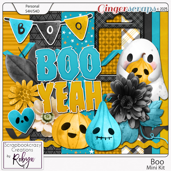 Boo Mini Kit by Scrapbookcrazy Creations