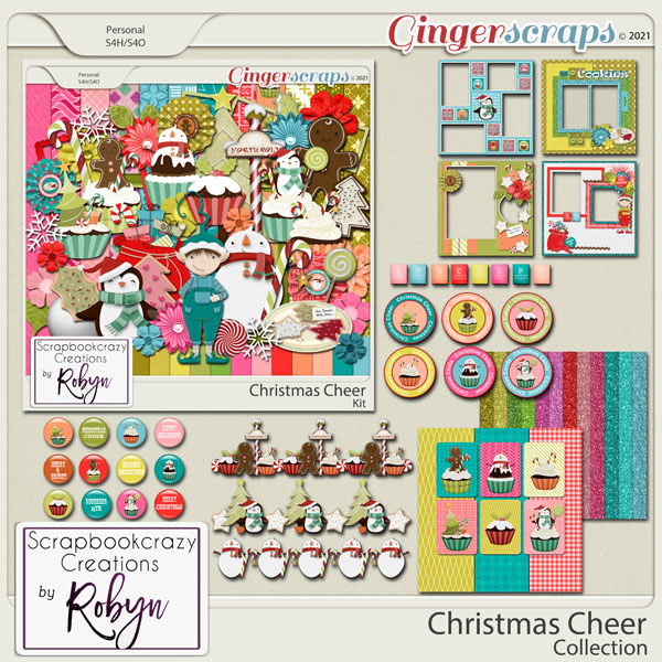 Christmas Cheer Collection by Scrapbookcrazy Creations