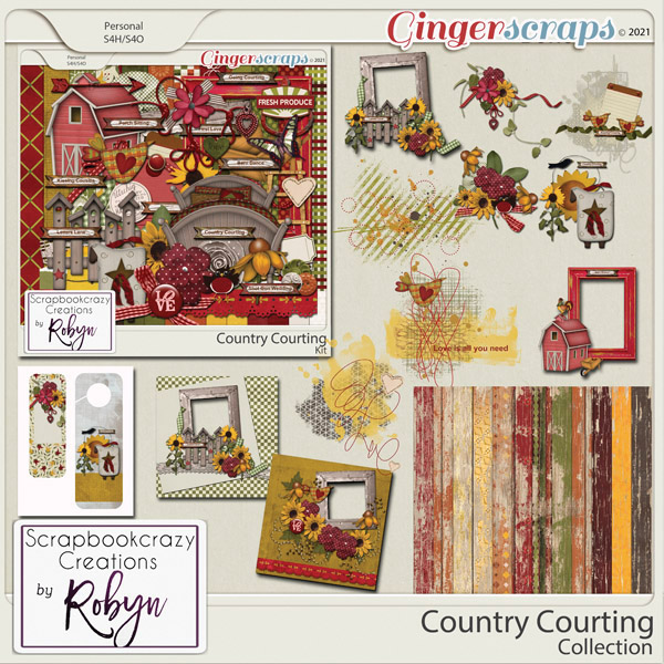 Country Courting Collection by Scrapbookcrazy Creations