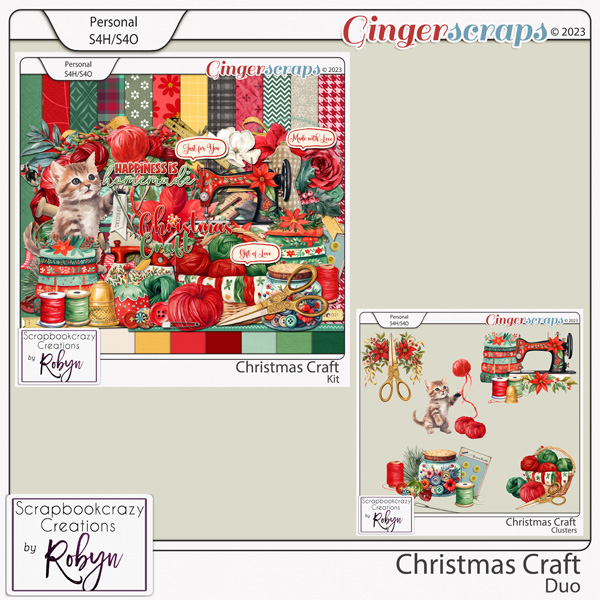 Christmas Craft Duo by Scrapbookcrazy Creations